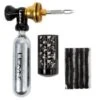 Lezyne Tubeless Co2 Blaster + 2x20g Co2-Zwart-Goud -Professionele Winkel Voor Fietsaccessoires 1 pk tbc2 v104 middel