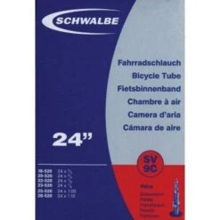 Schwalbe SV9C Binnenband-Zwart-24x1.00