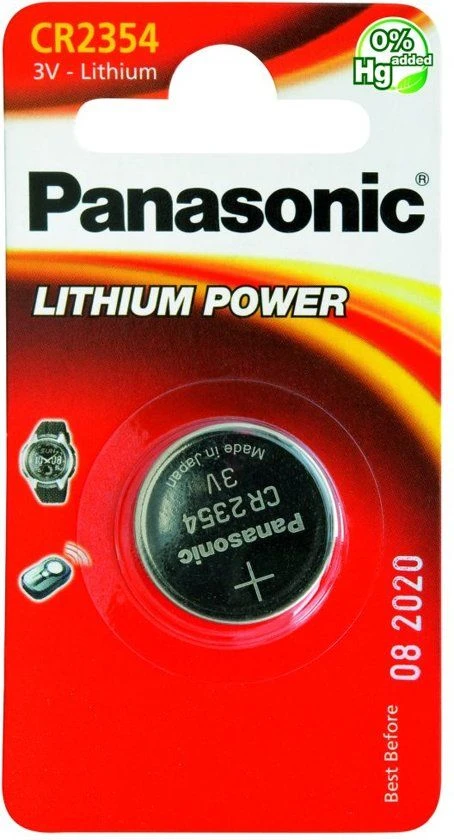 Panasonic CR2354 Batterij 3 Panasonic CR2354 Batterij