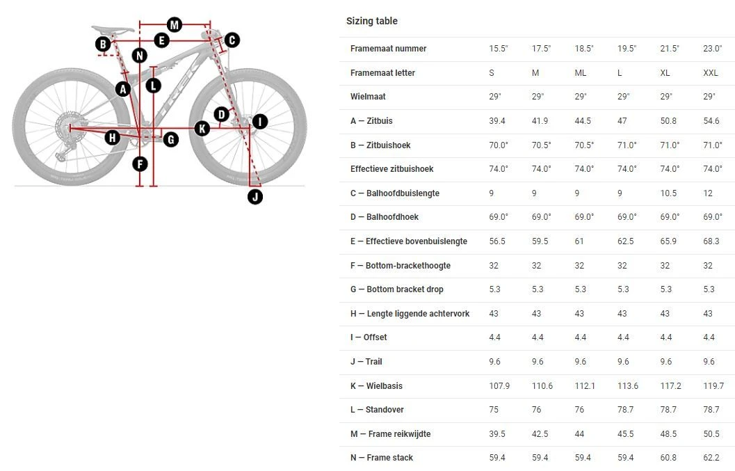 Trek Supercaliber 9.6 4 Trek Supercaliber 9.6 - Afbeelding 2