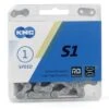 KMC S1 Wide RB 1sp Ketting-Mat Zilver -Professionele Winkel Voor Fietsaccessoires bs1wrb112 medium