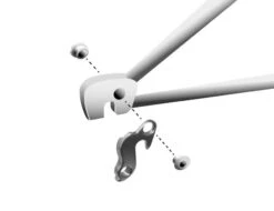 Math Salden GH014 Aluminium Derailleurhanger-Zilver -Professionele Winkel Voor Fietsaccessoires gh 014 assembly