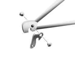 Math Salden GH018 Aluminium Derailleurhanger-Zilver -Professionele Winkel Voor Fietsaccessoires gh 018 assembly