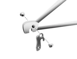 Math Salden GH036 Aluminium Derailleurhanger-Zilver -Professionele Winkel Voor Fietsaccessoires gh 036 assembly