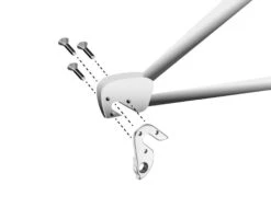 Math Salden GH154 Aluminium Derailleurhanger-Zilver -Professionele Winkel Voor Fietsaccessoires gh 154 assembly