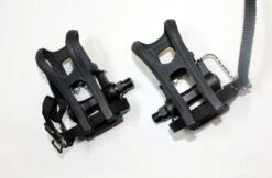 Massini Pedaalset Met Toeclip-Zwart