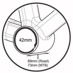 Prestine BB30>BB24 Press-Fit Adapters Shimano-Zwart -Professionele Winkel Voor Fietsaccessoires pt 6632f 2