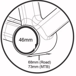 Prestine PF30>BB22/24 Press-Fit Adapters SRAM-Zwart -Professionele Winkel Voor Fietsaccessoires pt 6639m 3